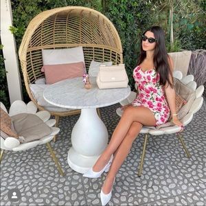 Zara floral corset style dress